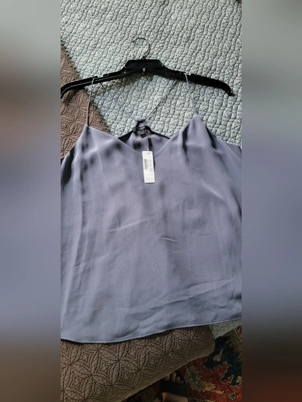 NWT J. Crew 100% Silk T-back Carrie Camisole Tank Top, Size 16